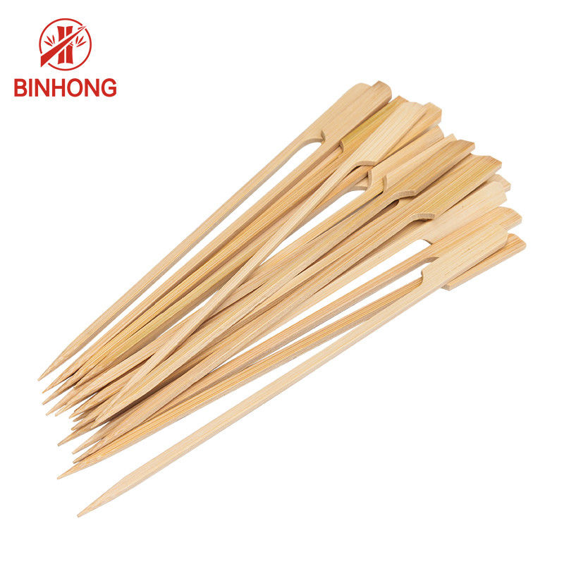 Flat Surface Pointed Tips 8cm BBQ Bamboo Sticks